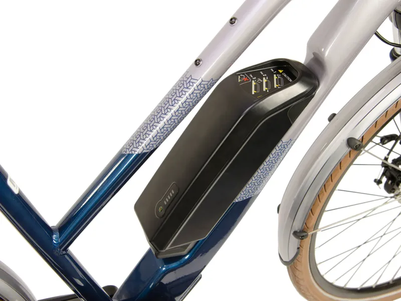 2022 Raleigh Array - Electric Hybrid Bike - Silver / Blue-4